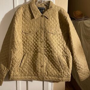 Dialogue Silk Tan Jacket